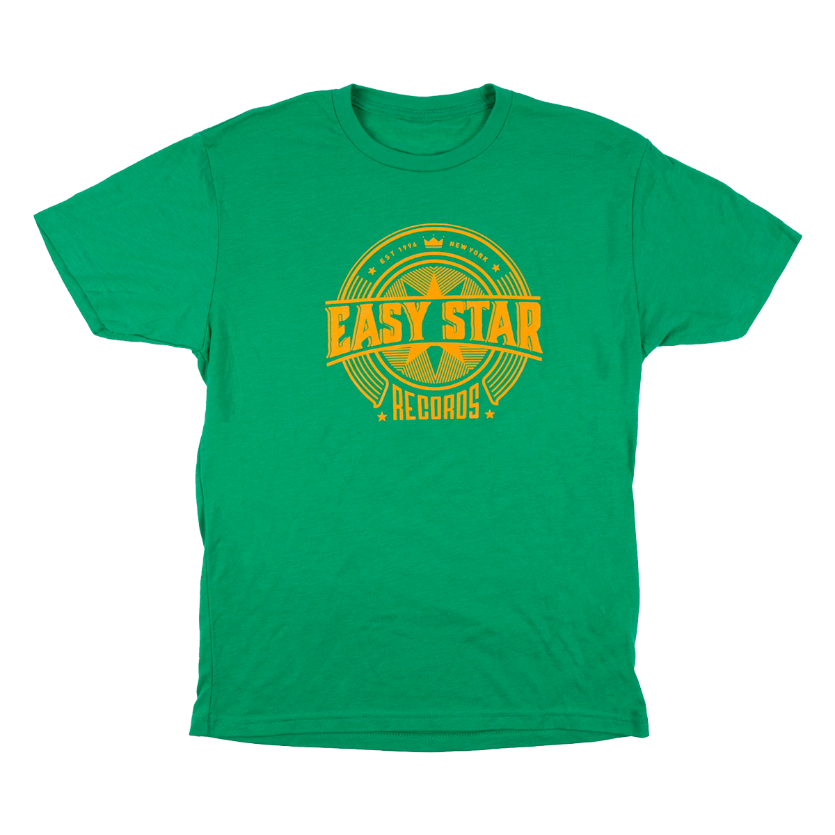 Easy Star Records Circle Logo Green Tee Shirt