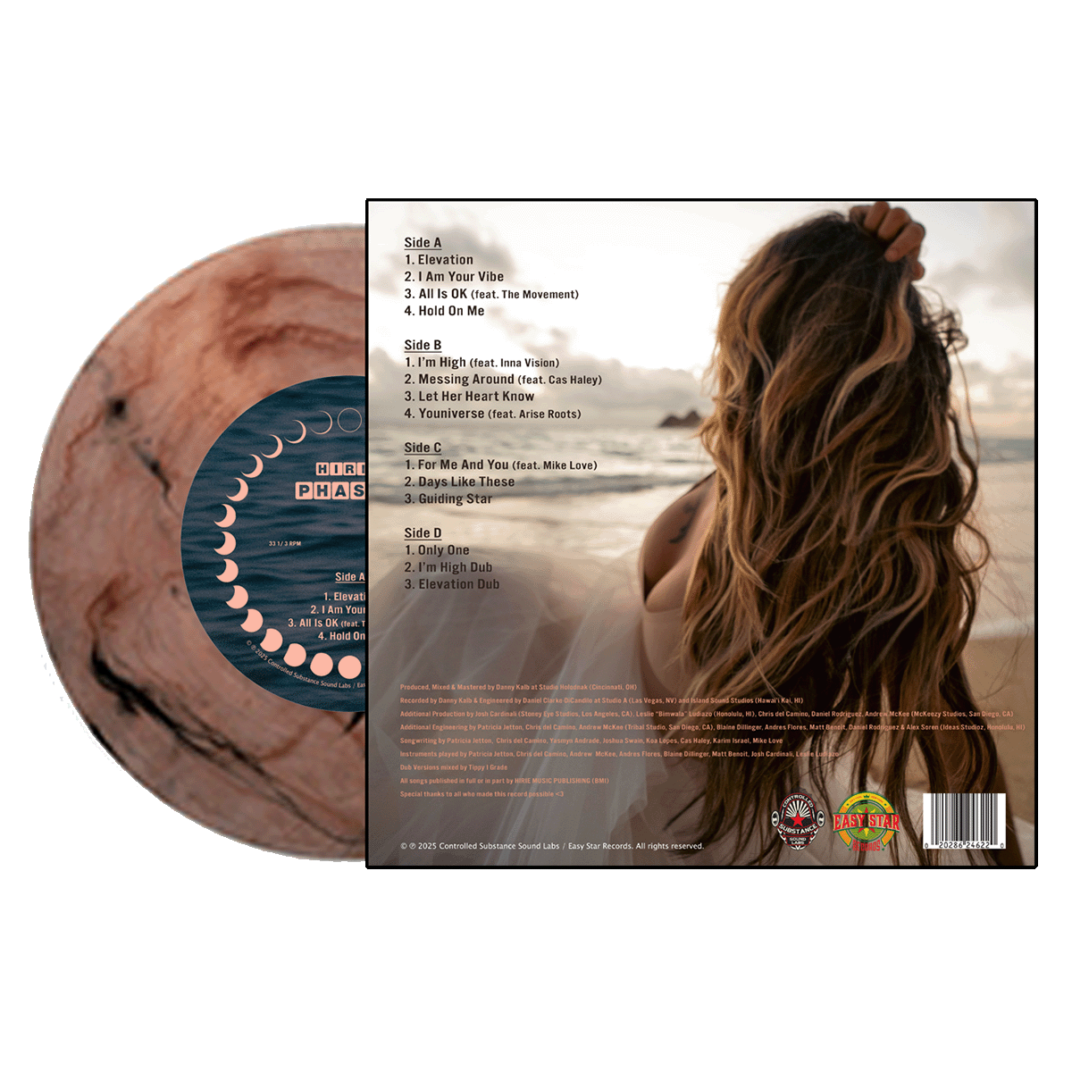 HIRIE - Phases - Limited Edition Smoky Colored Vinyl & Hoodie BUNDLE