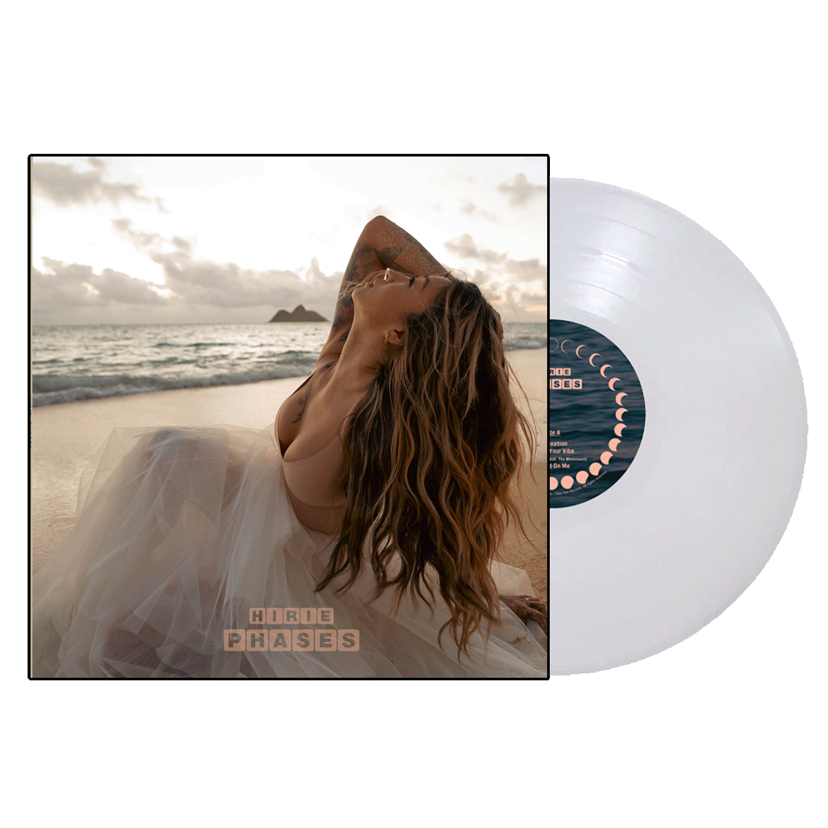 HIRIE - Phases - White Colored Vinyl & Hoodie Bundle