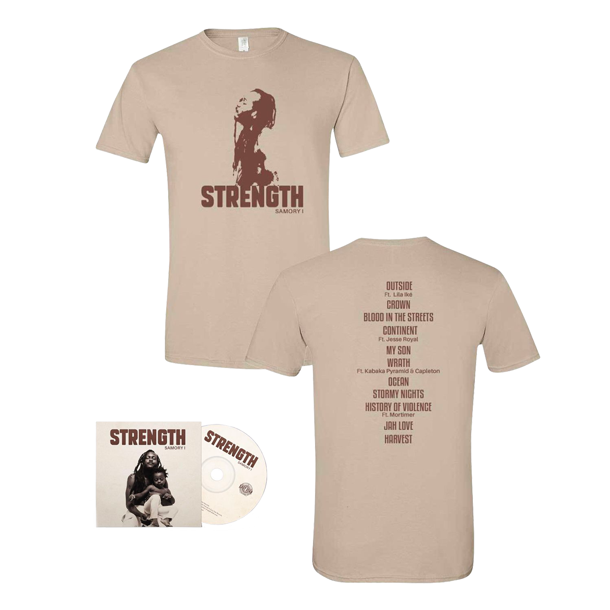 Samory I - Strength CD + Tee