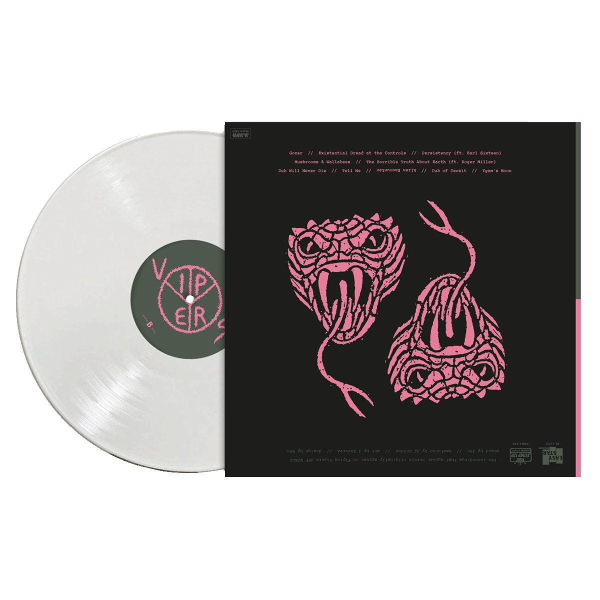 Flying Vipers - World Inversion - Fang White Colored Vinyl (Limited Edition)