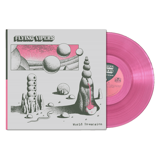 Flying Vipers - World Inversion - Plasma Pink Colored Vinyl (Limited Edition)