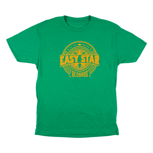 Easy Star Records Circle Logo Green Tee Shirt