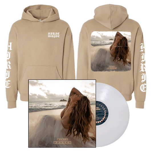 HIRIE - Phases - White Colored Vinyl & Hoodie Bundle