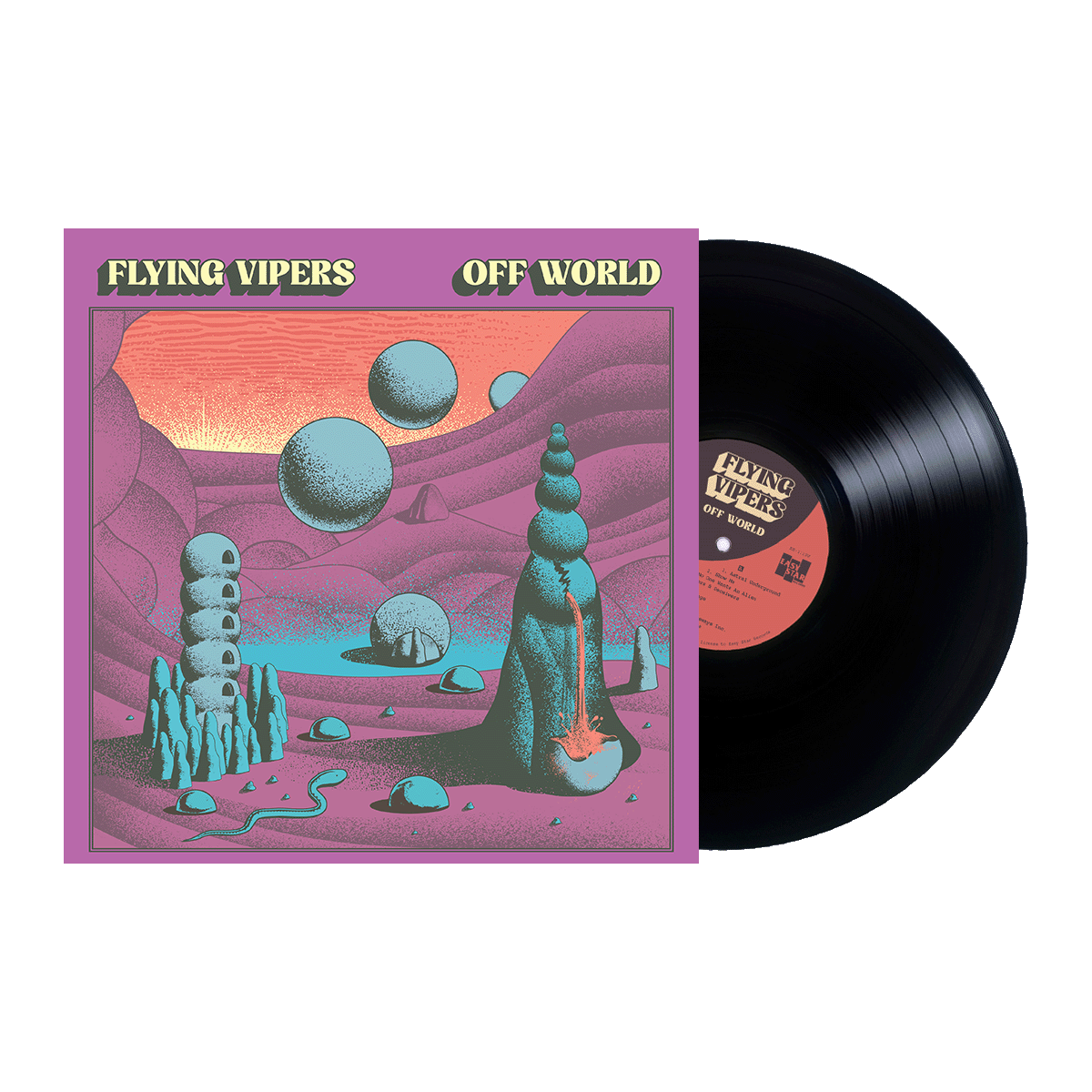 Flying Vipers - Off World (Standard Black Vinyl)