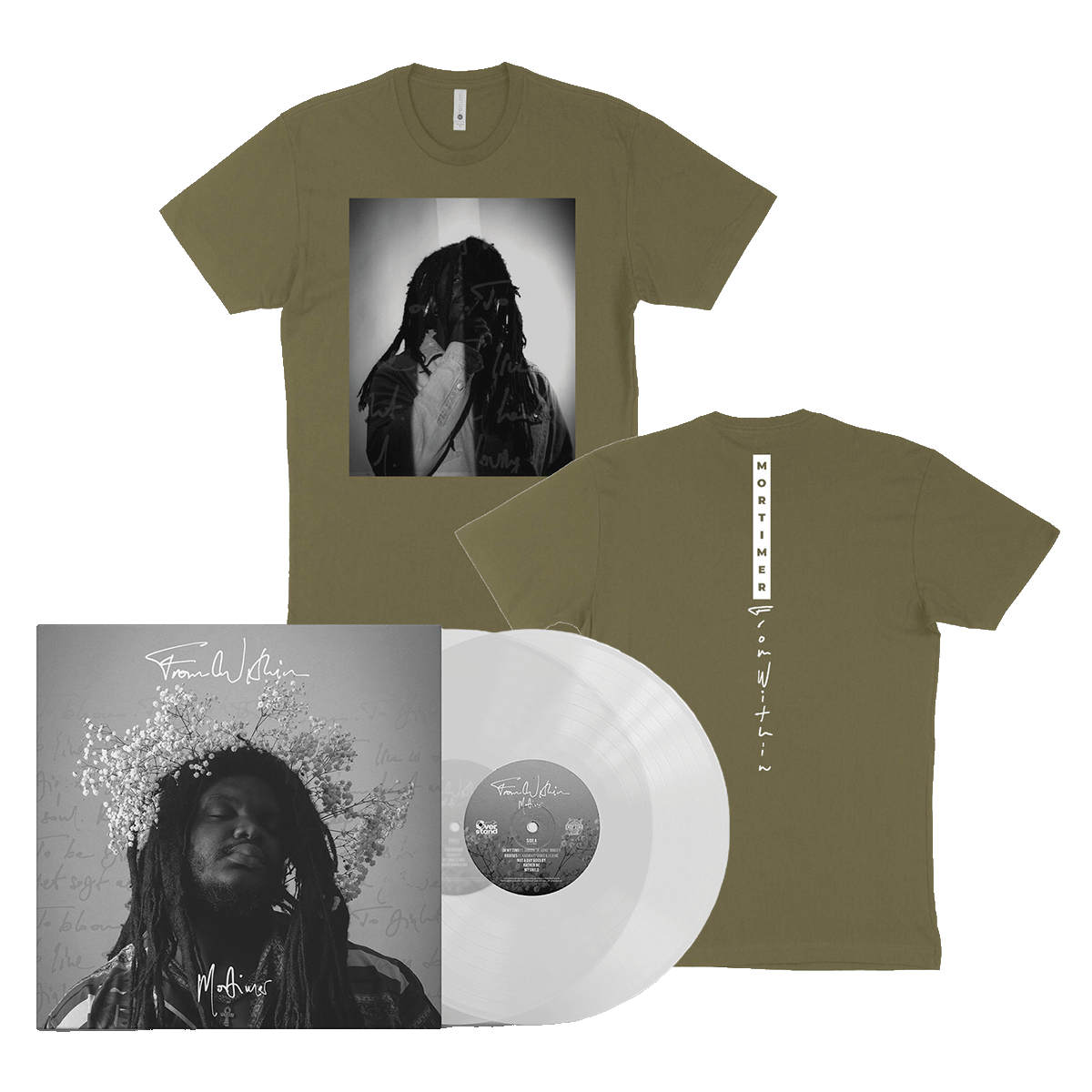 Mortimer - FROM WITHIN Vinyl + Tee (Military Green)