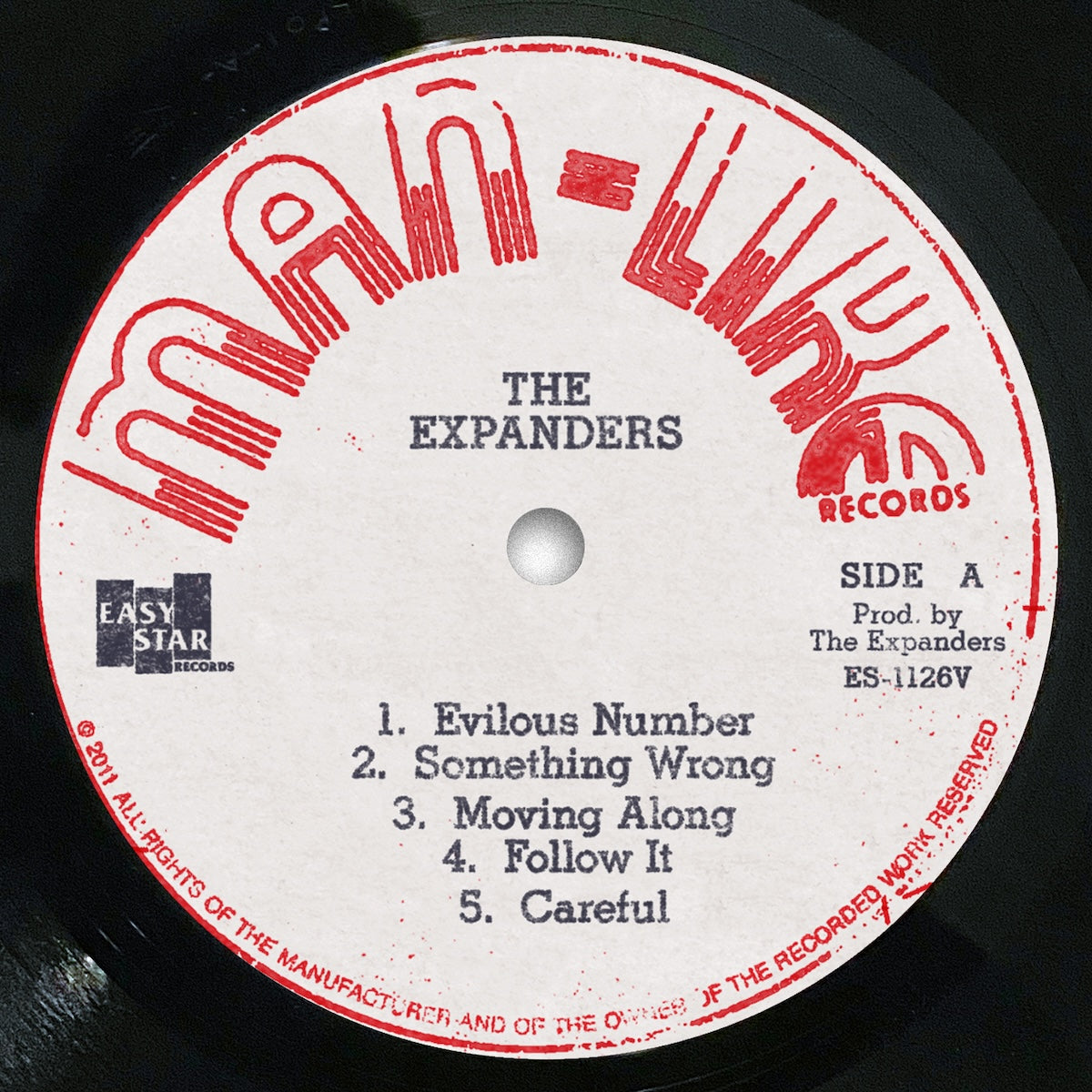 The Expanders - The Expanders Tee + Vinyl (Black) Bundle