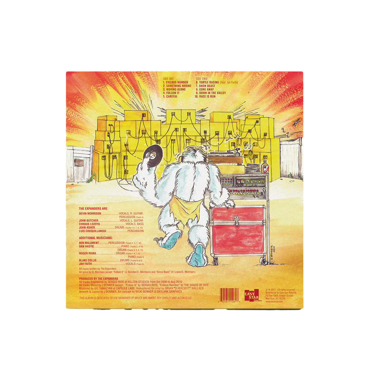 The Expanders - The Expanders Tee + Vinyl (Black) Bundle