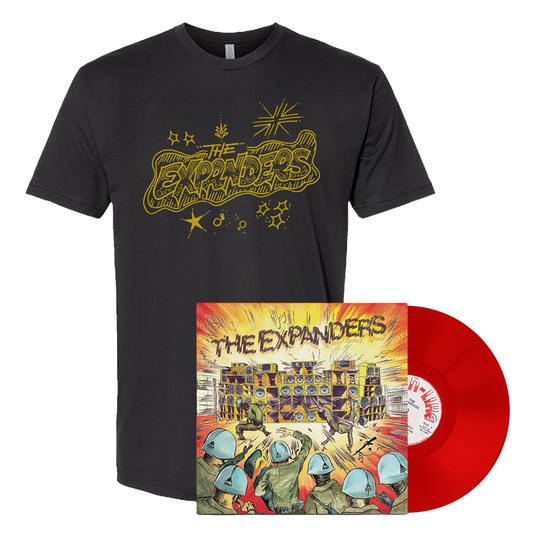 The Expanders - The Expanders Tee + Vinyl (Limited Edition Blood Red) Bundle