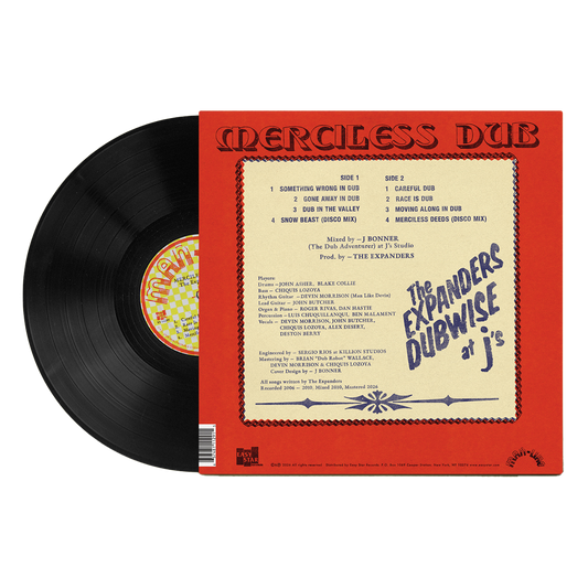 The Expanders - Merciless Dub: The Expanders Dubwise at J's (Black Vinyl)